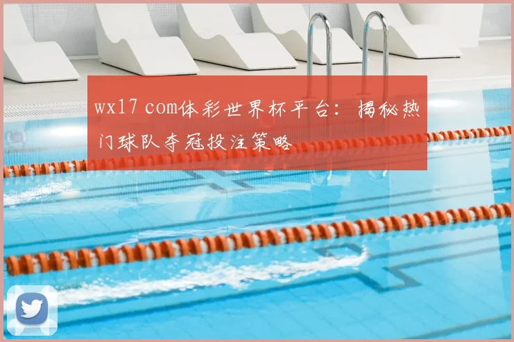 wx17 com体彩世界杯平台:揭秘热门球队夺冠投注策略