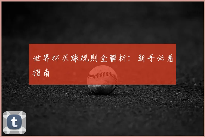 世界杯买球规则全解析:新手必看指南