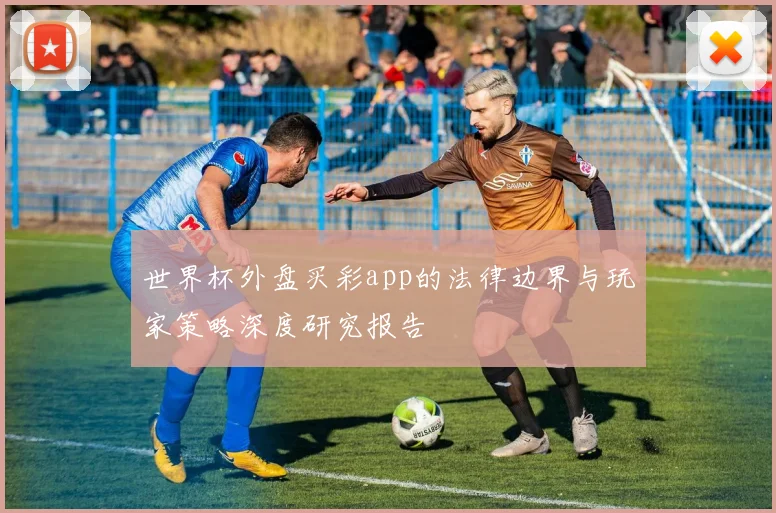 世界杯外盘买彩app的法律边界与玩家策略深度研究报告